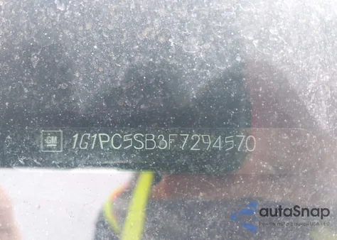 2015 Chevrolet Cruze 1Lt Auto из США, поврежденный, VIN 1G1PC5SB3F7294570